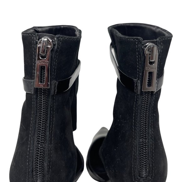 Elegant Black Women's Ankle Boots - Picture 4 of 10